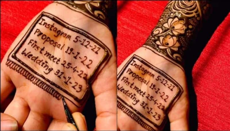 special mehendi design of bride going viral hyp