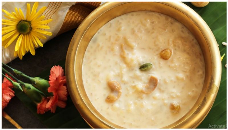 how to make vishu special paal payasam recipe rse