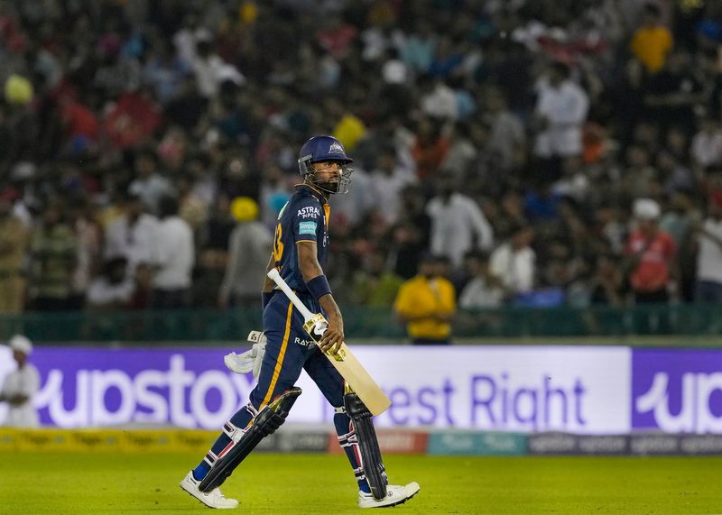 IPL 2023 Beat Punjab Kings in last match but Gujarat Titans captain Hardik Pandya Unhappy jje