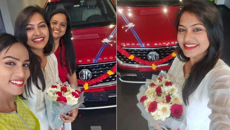 BiggBoss Rachitha Mahalakshmi bought a brand new car on Tamil new year