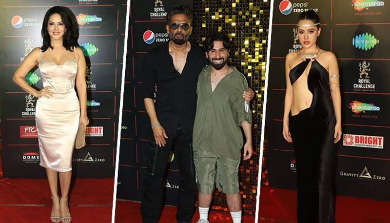 Disco Dancer The Musical event: Suniel Shetty, Urfi Javed, Sunny Leone and more look stylish at red carpet RBA