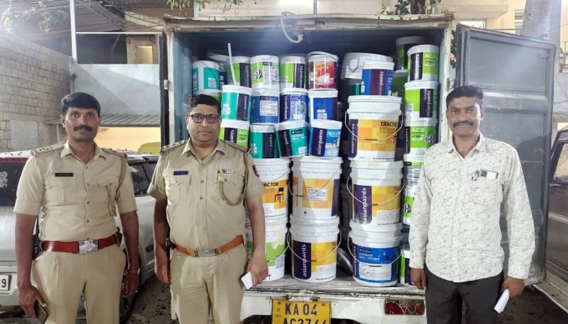 Accused Arrested For Selling Fake Asian Paints in Bengaluru grg