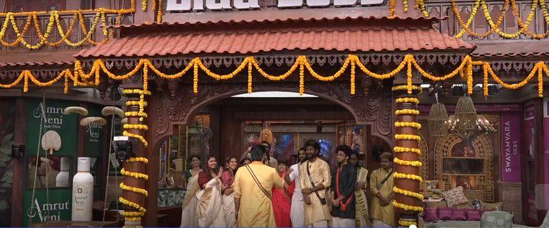 mohanlal entering in bigg boss house for vishu day nrn