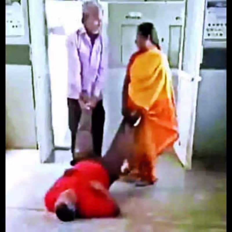 Infirm patient dragged into telangana Nizamabad hospital video goes viral