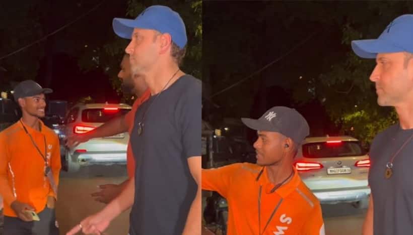 Hrithik Roshan slammed after bodyguard pushes delivery boy while taking selfie with Bollywood star