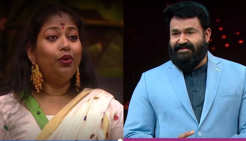 actor mohanlal troll to manisha in bigg boss malayalam season 5 nrn 