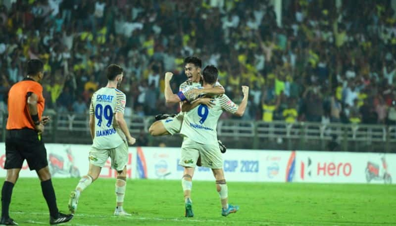 HERO Super Cup 2023 Kerala Blasters draw with Bengaluru FC BFC enter Semi final jje