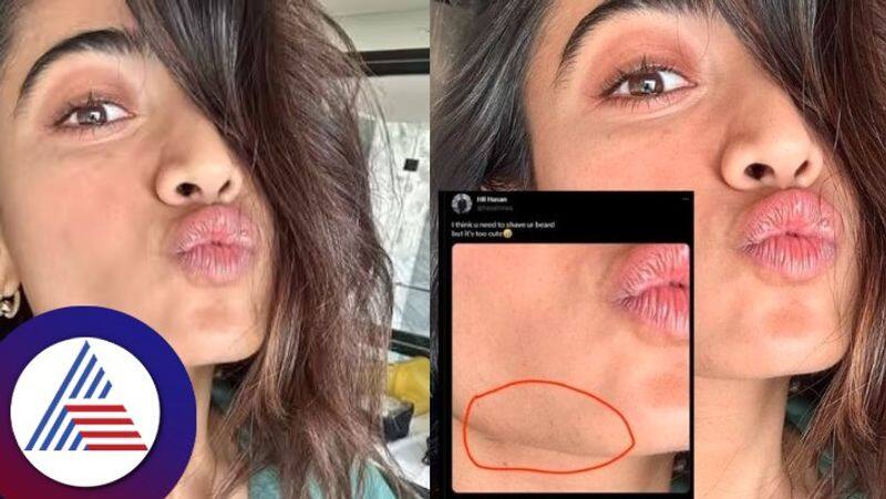 Rashmika Mandannas Recent Selfie Receives Backlash Fan Says To Shave Beard 