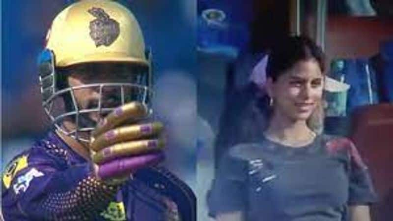 Suhana Khan erupts in the sidelines after Venkatesh Iyer celebrates maiden IPL century with special gesture