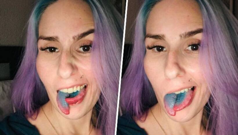 Bizarre! California woman explains why she got her tongue split; opens up about life after modification
