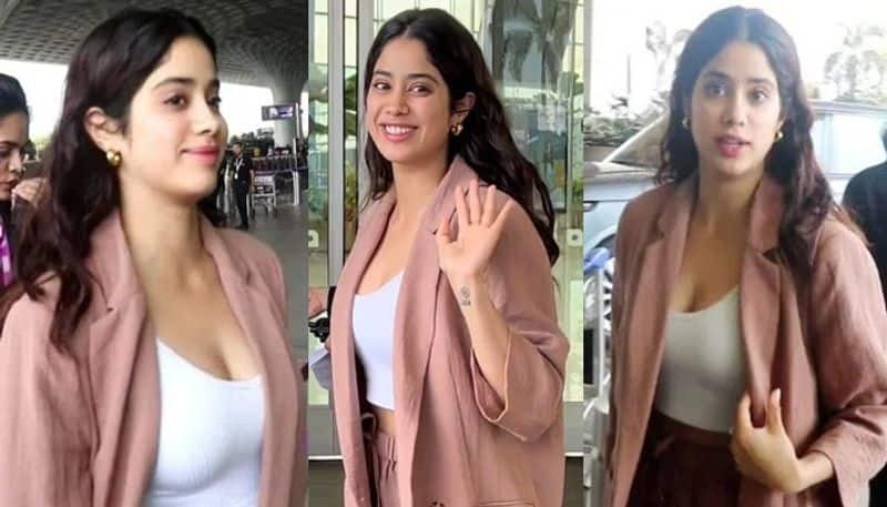 Actress Janhvi Kapoor reached Hyderabad for NTR30 shoot NSK