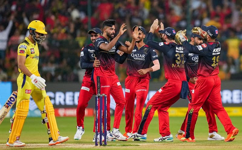 RCB vs CSK Rare milestone for Mohammed Siraj as he completed 50 dot balls in Powerplay in IPL 2023 jje