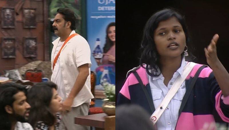 shiju compares gopika gopi with robin radhakrishnan in bigg boss malayalam season 5 nsn