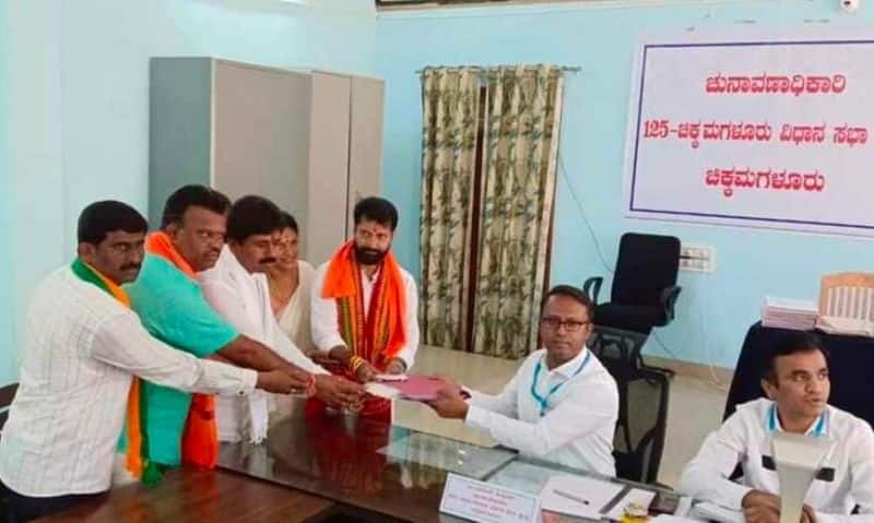 Karnataka Election 2023 MLA CT Ravi Filing Nomination gvd