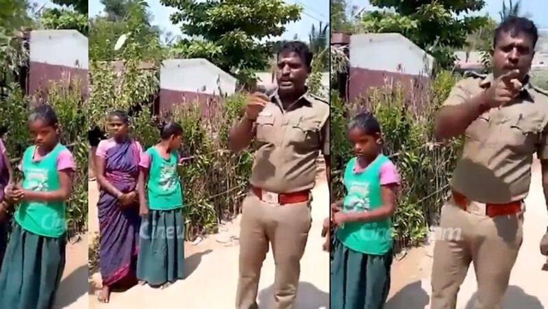 Tamilnadu Police officer who convinced parents to send children to school CM lauds akb