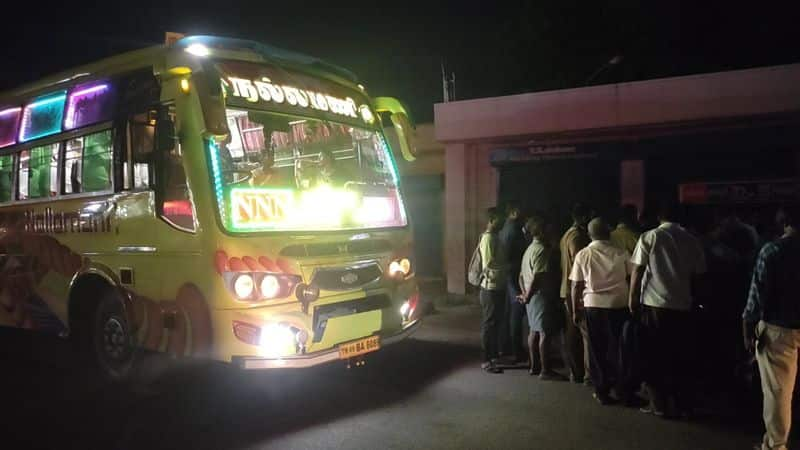 drunken man did sexual harassment against pregnant woman in private bus in dindigul