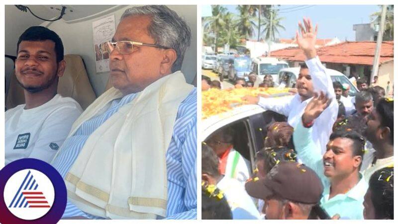 Siddaramaiah grandson Dhawan Rakesh in politics nbn