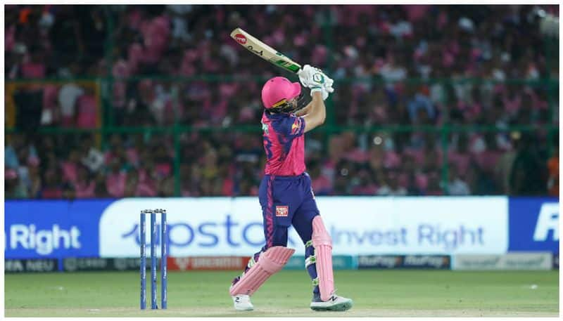 watch video jos buttler hit 122 meter huge six against lsg saa