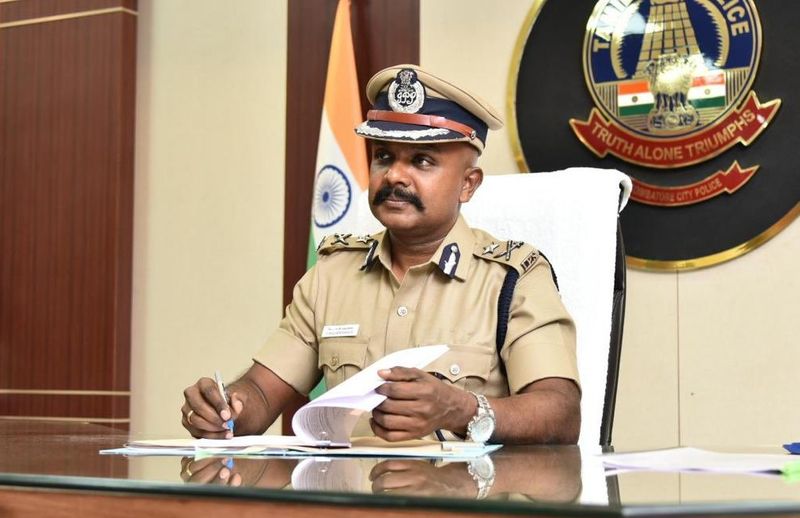 cops replace electronic signals in coimbatore says covai commissioner balakrishnan