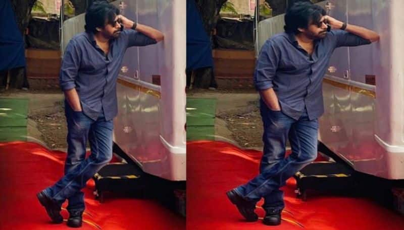 Pawan Kalyan Photo from the sets of OG NSK