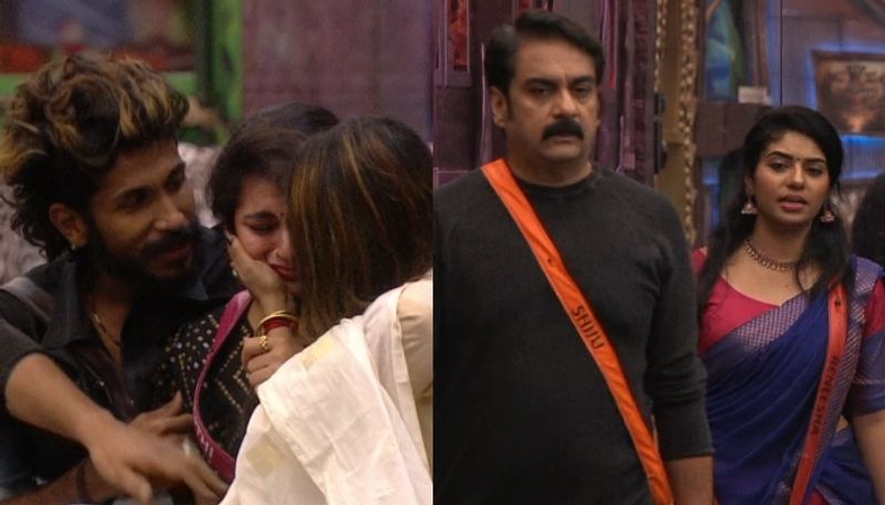 sruthi lakshmi brokes out hen hearing that rinosh george is out from bigg boss malayalam season 5 nsn