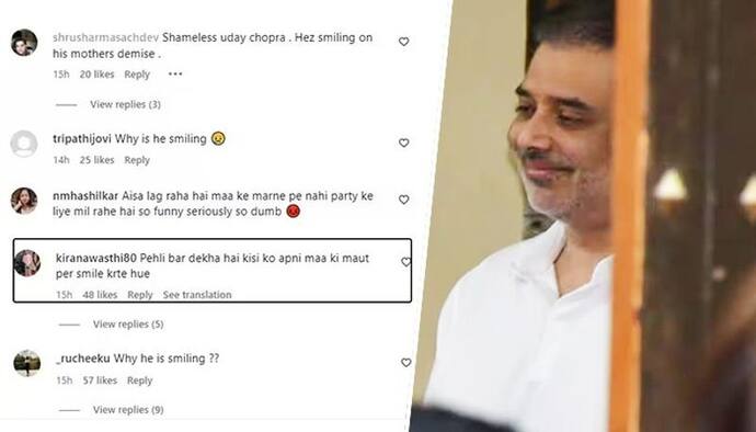 Uday Chopra gets trolled for smiling post mother's demise, also was fat-shamed by netizens (Video]