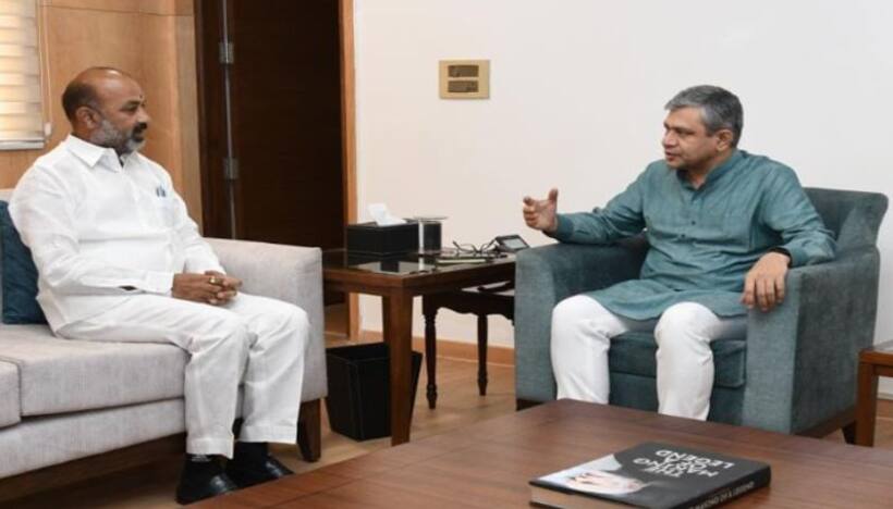 కరీంనగర్  హసన్‌పర్తి రైల్వే లైన్‌కు కేంద్రం గ్రీన్ సిగ్నల్