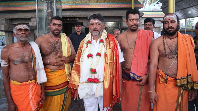 KPCC President DK Shivakumar Started Election Campaign in Chikkamagaluru grg