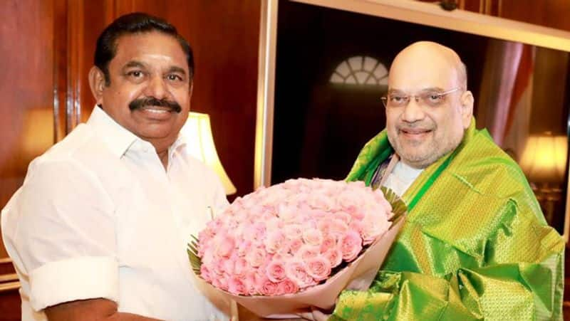 Edappadi Palanisamy meets Union Home Minister Amit Shah