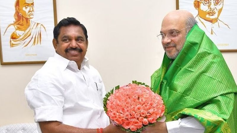 Edappadi Palanisamy meets Union Home Minister Amit Shah