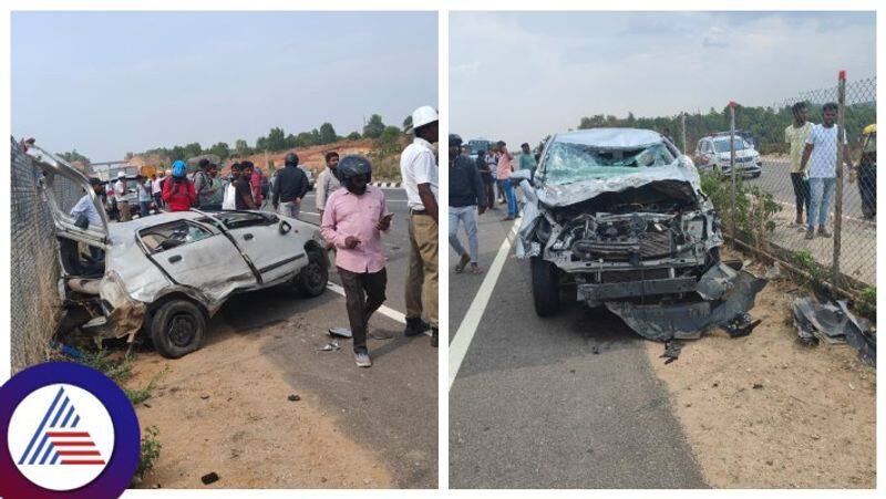 car accident in bengaluru mysuru expressway near channapatna many killed gow