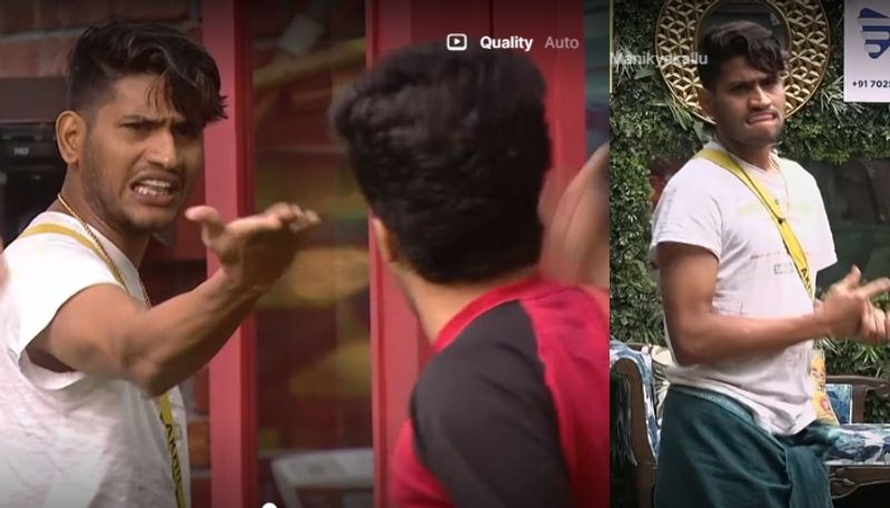 akhil marar fight with sagar in bigg boss malayalam season 5 nrn