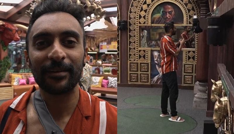 rinosh george forgets to announce his one man team to bigg boss malayalam season 5 nsn