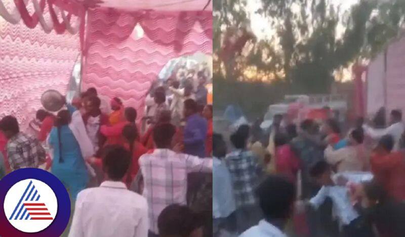 Wedding venue turns into battlefield over Dowry demand, watch Vin