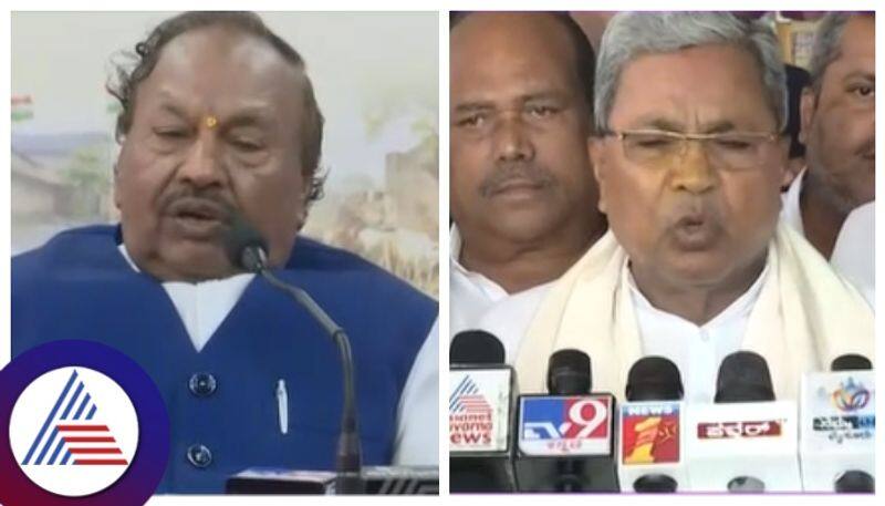 Siddaramaiah defeats in Varuna says Eshwarappa nbn