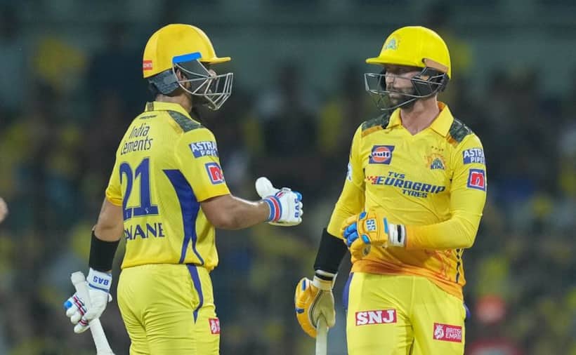 IPL 2023: Conway, Rahane, Dube's mammoth batting helps CSK rattle KKR by 49 runs