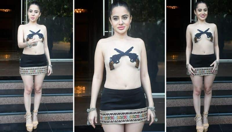 Urfi Javed HOT Photos: Actress stuns fans in risque gun-shaped pasties on nipples (PICTURES) vma