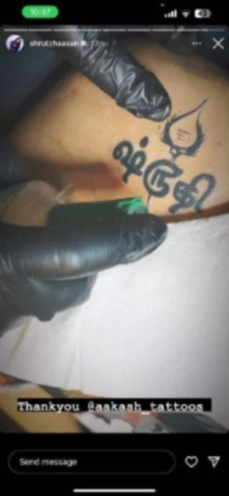 Shruti Haasan adds Lord Murugan Vel tattoo: Know stories behind her tattoos ADC