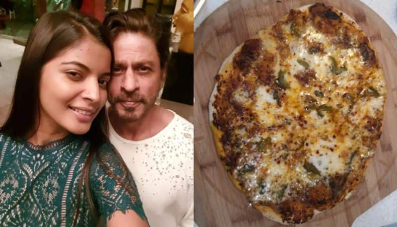 Shah Rukh Khan Baked Pizza For Model Navpreet Kaur In Mannat azn 