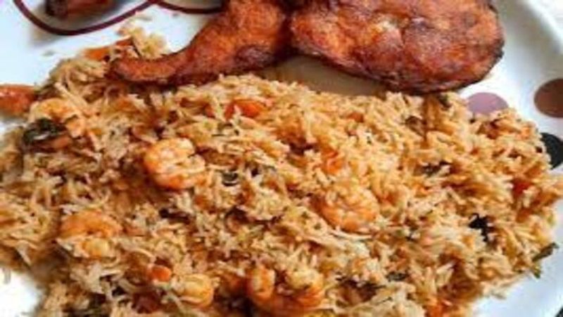 How to make Prawn Briyani in Tamil 