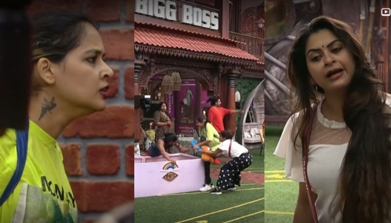 sruthi lakshmi and devu fight with vishnu in bigg boss malayalam season 5 nrn 