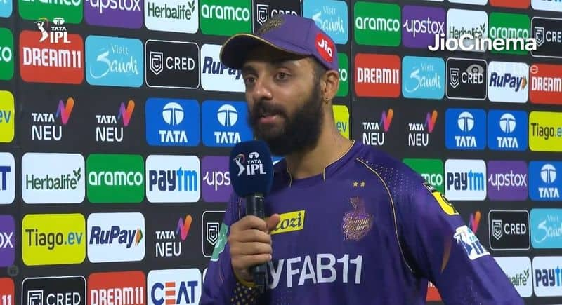 KKR Player Varun Chakravarthy Dedicates his Man Of the Match Award to his New born Boy Baby