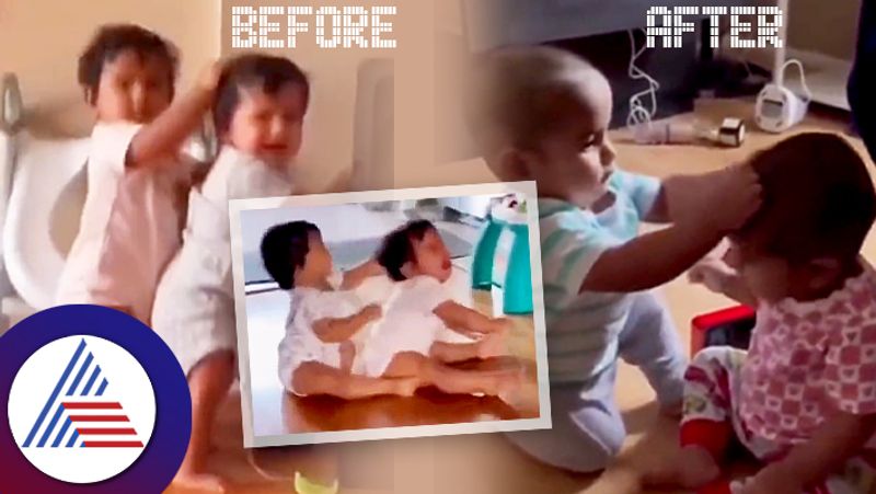 Mother Shaves Head To Stop Twins From Pulling Hair