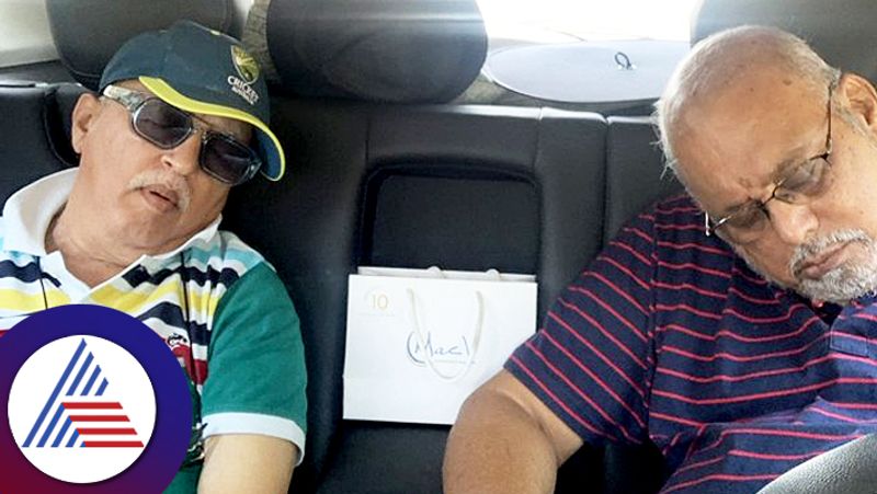 Man Shares Pic Of His Dad And Father In Law Napping In The Car During A Road Trip So Cute Says Internet