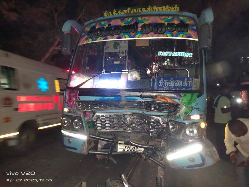 3 youngsters killed road accident in krishnagiri district