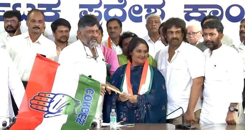 Geetha Shivakumar joins congress nbn