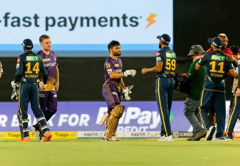 KKR vs GT match delayed due to wet out filed