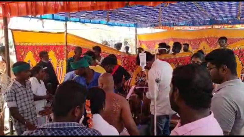 Electric shock during jallikattu function 14 people were injured