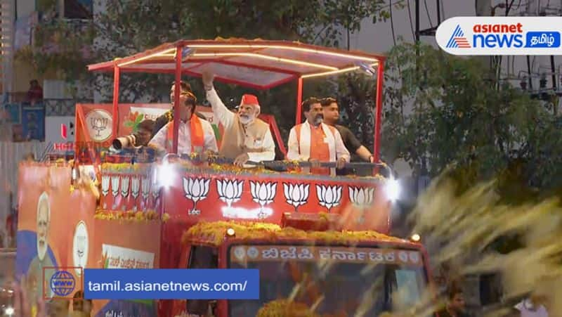 PM Modi campaign supporting BJP candidates