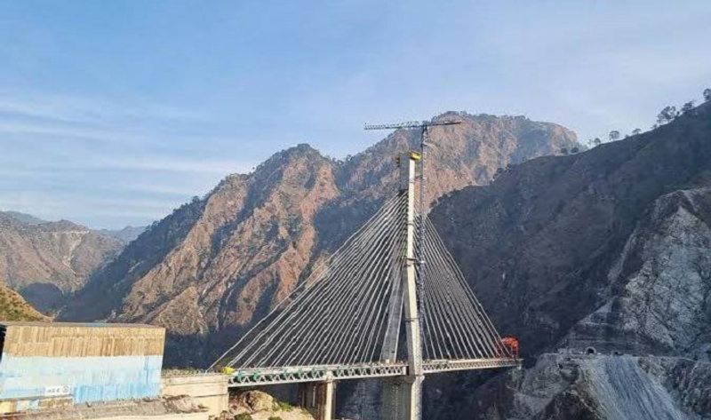 india s first cable stayed rail bridge is ready railway minister posts video ash